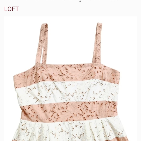 Ann Taylor LOFT, eyelet dress, size 12. - Picture 13 of 14